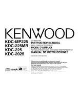 Kenwood KDC-2025 Instruction Manual preview