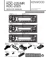 Kenwood KDC-2025 Service Manual preview