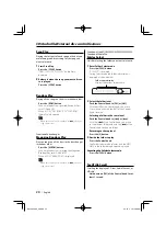 Preview for 20 page of Kenwood KDC-2029 Instruction Manual