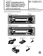 Kenwood KDC-2092RYA Service Manual preview