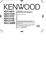 Kenwood KDC-215S Instruction Manual preview