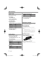 Предварительный просмотр 8 страницы Kenwood KDC-237 Instruction Manual