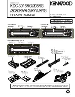 Kenwood KDC-3016RG Service Manual предпросмотр