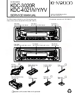 Kenwood KDC-3020R Service Manual preview