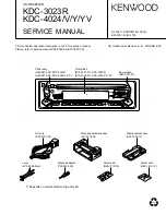 Preview for 1 page of Kenwood KDC-3023R Service Manual