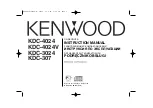 Kenwood KDC-3024 Instruction Manual preview