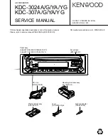 Kenwood KDC-3024A Service Manual preview