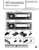 Kenwood KDC-3025 Service Manual preview