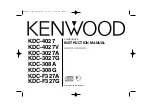 Preview for 1 page of Kenwood KDC-3027A Instruction Manual