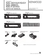 Kenwood KDC-3031A Service Manual preview