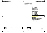 Kenwood KDC-3051G Instruction Manual preview