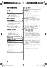 Preview for 2 page of Kenwood KDC-3051G Instruction Manual