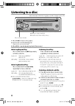 Preview for 8 page of Kenwood KDC-3051G Instruction Manual