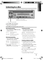 Предварительный просмотр 9 страницы Kenwood KDC-3051M Instruction Manual