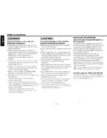 Preview for 4 page of Kenwood KDC-319 Instruction Manual