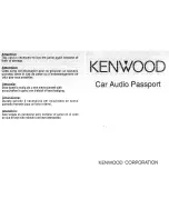 Preview for 40 page of Kenwood KDC-319 Instruction Manual