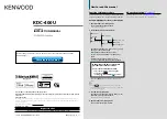 Kenwood KDC-400U Instruction Manual preview