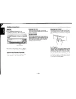 Preview for 6 page of Kenwood KDC-4011S Instruction Manual