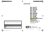 Kenwood KDC-4051U Instruction Manual preview