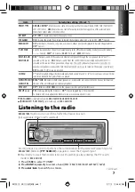 Предварительный просмотр 7 страницы Kenwood KDC-4051UM Instruction Manual