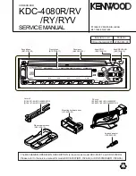 Kenwood KDC-4080R Service Manual preview