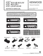 Kenwood KDC-4551UB/455UW Service Manual preview