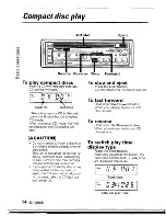 Preview for 14 page of Kenwood KDC-5001 Instruction Manual