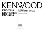 Kenwood KDC-5018 Instruction Manual preview