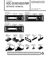 Kenwood KDC-5018 Service Manual preview