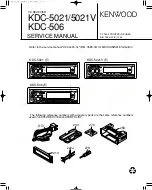 Kenwood KDC-5021 Service Manual preview