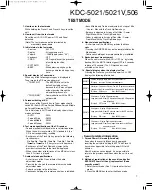 Preview for 7 page of Kenwood KDC-5021 Service Manual