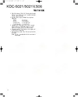 Preview for 8 page of Kenwood KDC-5021 Service Manual