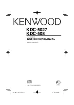 Kenwood KDC-5027 Instruction Manual preview