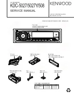 Kenwood KDC-5027 Service Manual preview