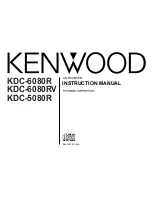 Kenwood KDC-5080R Instruction Manual preview