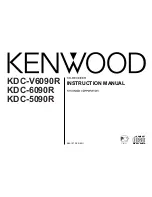 Kenwood KDC-5090B/R Instruction Manual preview