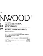 Kenwood KDC-6009 Instruction Manual preview