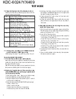 Предварительный просмотр 8 страницы Kenwood KDC-6024/Y Service Manual