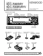 Kenwood KDC-7080R/RY Service Manual preview