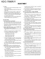 Preview for 6 page of Kenwood KDC-7090R Service Manual