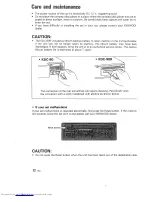 Предварительный просмотр 10 страницы Kenwood KDC-80 Instruction Manual