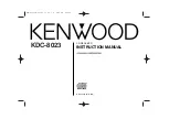 Kenwood KDC-8023 Instruction Manual предпросмотр