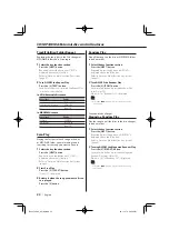 Предварительный просмотр 22 страницы Kenwood KDC-8026 Instruction Manual