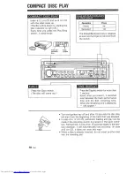 Предварительный просмотр 10 страницы Kenwood KDC-82 Instruction Manual