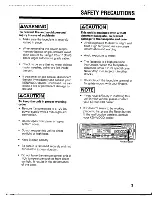 Preview for 3 page of Kenwood KDC-9000 Instruction Manual