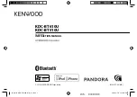 Kenwood KDC-BT10U Instruction Manual предпросмотр