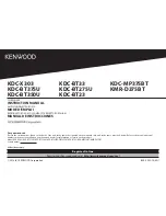 Kenwood KDC-BT23 Instruction Manual preview