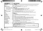 Preview for 6 page of Kenwood KDC-BT268U Instruction Manual