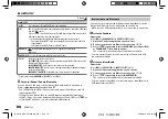 Preview for 22 page of Kenwood KDC-BT268U Instruction Manual