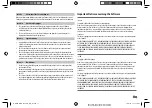 Preview for 5 page of Kenwood KDC-BT282U Instruction Manual